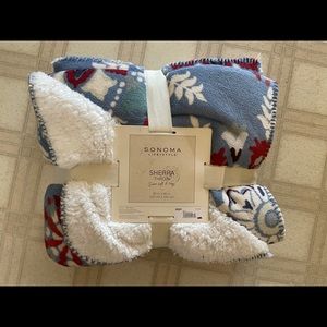 😊 Sherpa throw blanket